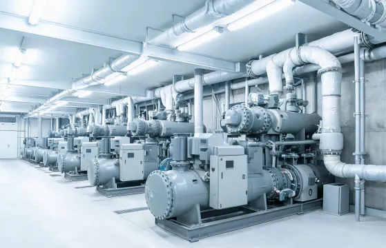 Chiller plant with Turbocor compressors