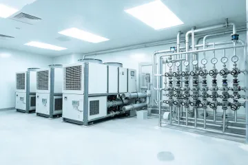 Hospital mechanical room