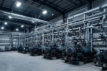 Industrial refrigeration plant