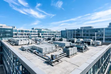 Commercial office HVAC plant